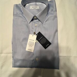 Brand new, never worn, tags on Eton dress shirt
